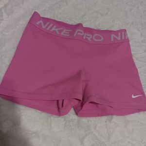 Nike Pro  Pink Shorts